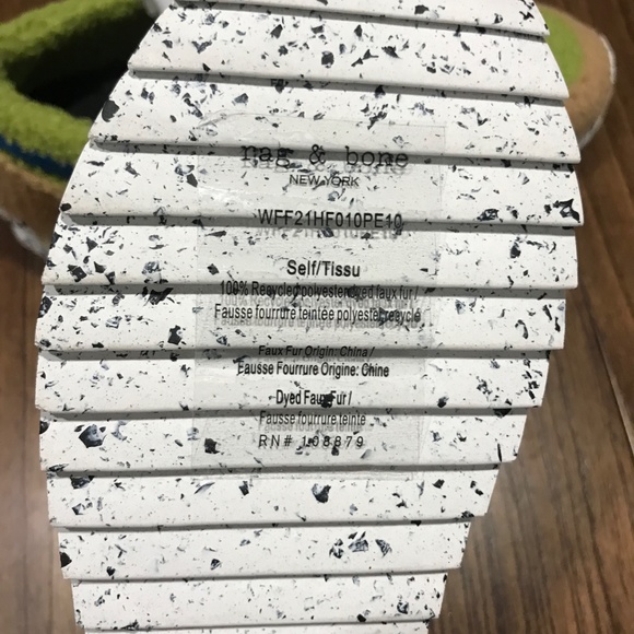 Nordstrom Rag & Bone Retro Runner Faux Fur Sneaker Size 10 US 40 EU - Picture 6 of 11